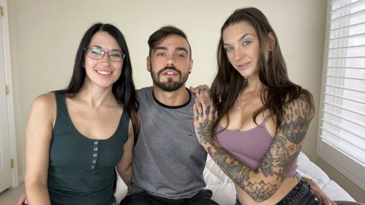 Threesome With Rimming and Cum Swapping