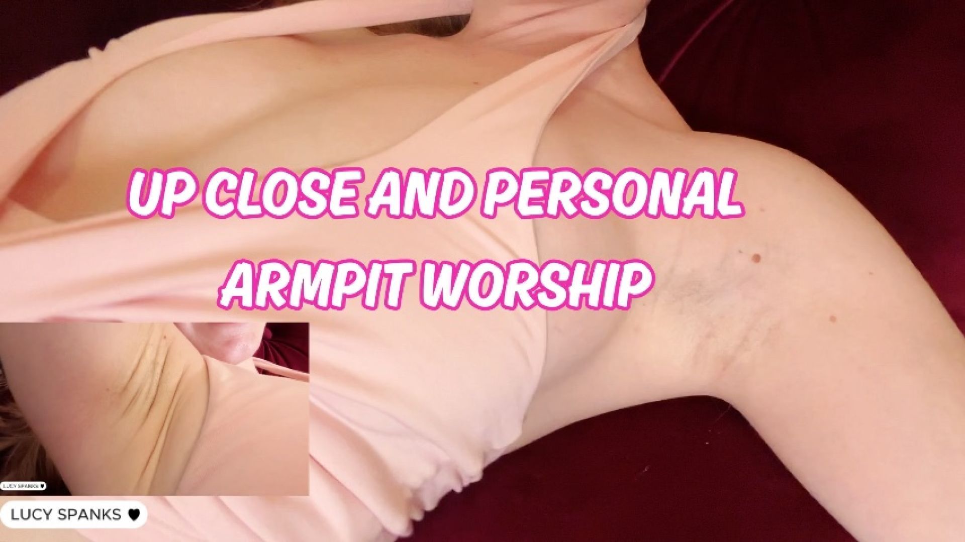 Sensual Intimate Armpit Worship JOI Blonde Stinky Goddess Lu