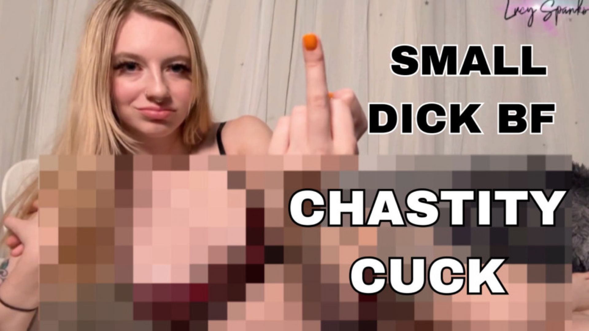 Cuck Caged BF CENSORED Humiliation Beta Safe Chastity