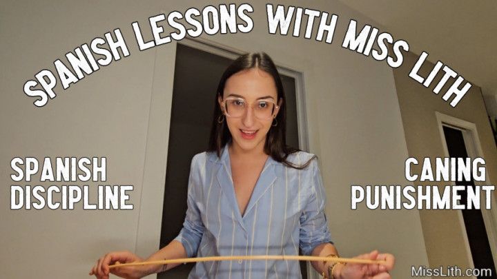 Spanish Lessons: Cane Strokes for Wrong Answers