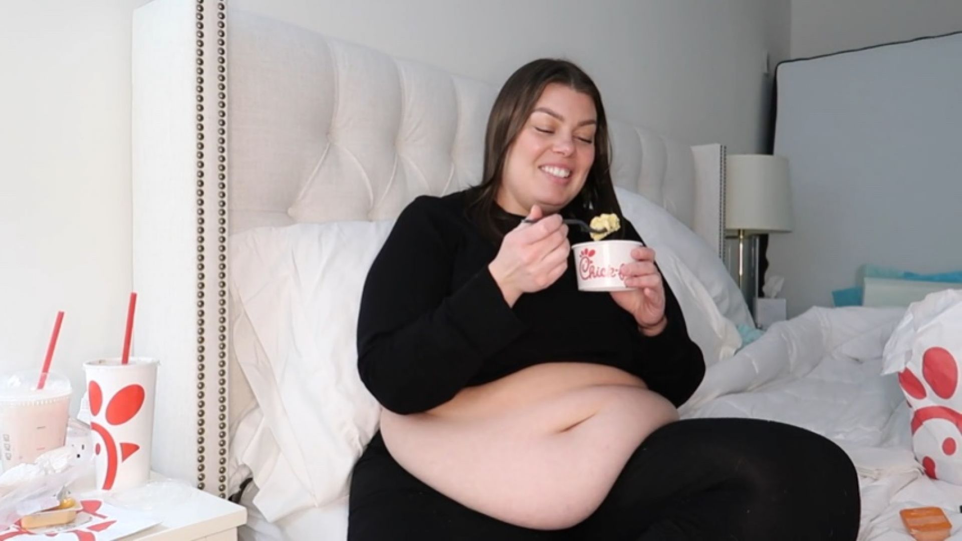 Weight gain Q&amp;A with bbw Chloe