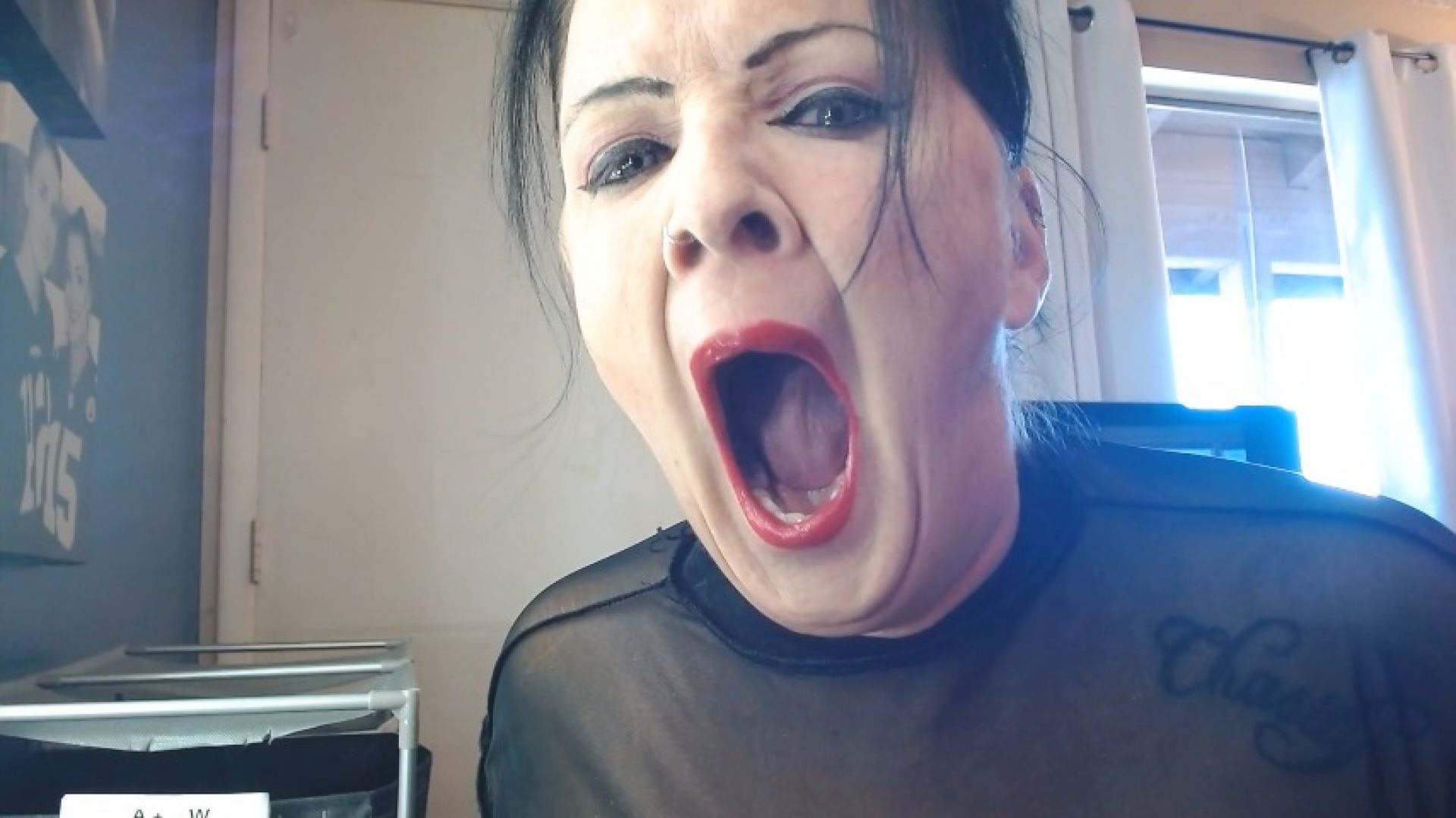 Big Open Wide Yawns Getting Ready