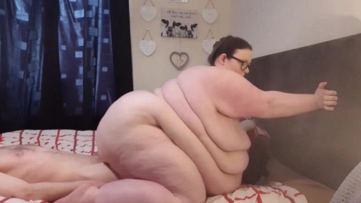 SSBBW BBW RIDING COCK COMPILATION REVERSE COWGIRL