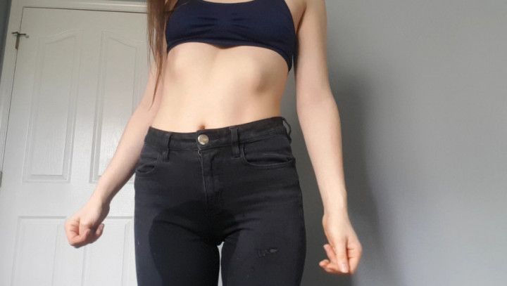 First Time Pissing Myself JOI