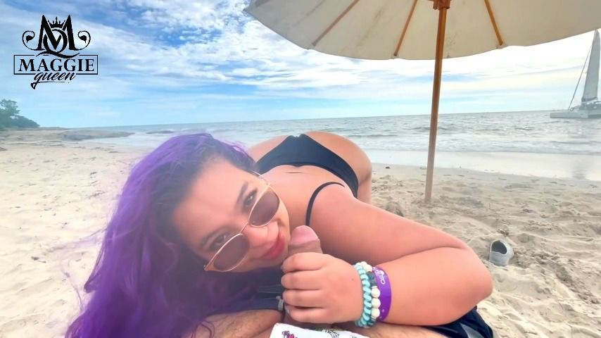 Lost on a Desert Island; found a blowjob