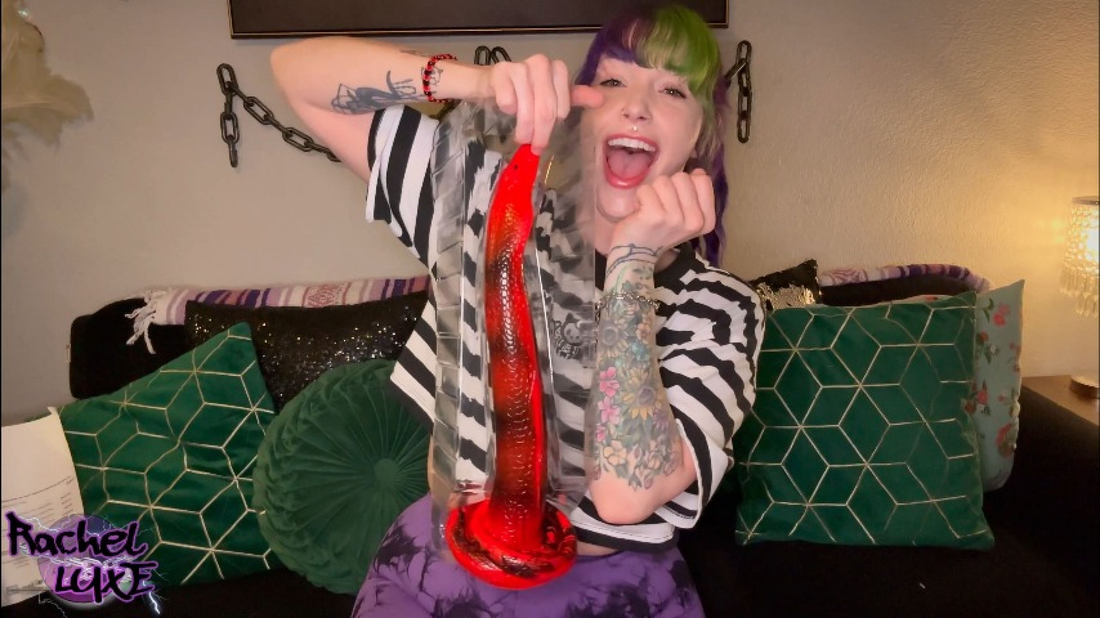 Unboxing INSANE Gifts: 18in Anal Creature Cock