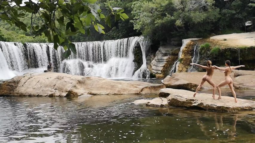 BTS - Duo at the Waterfall with Rachelle