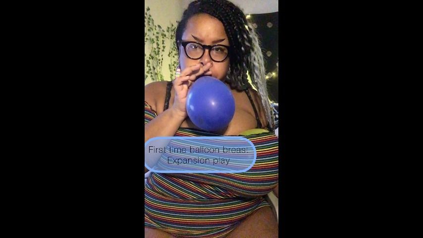 1st Time Balloon Breast Expansion Play