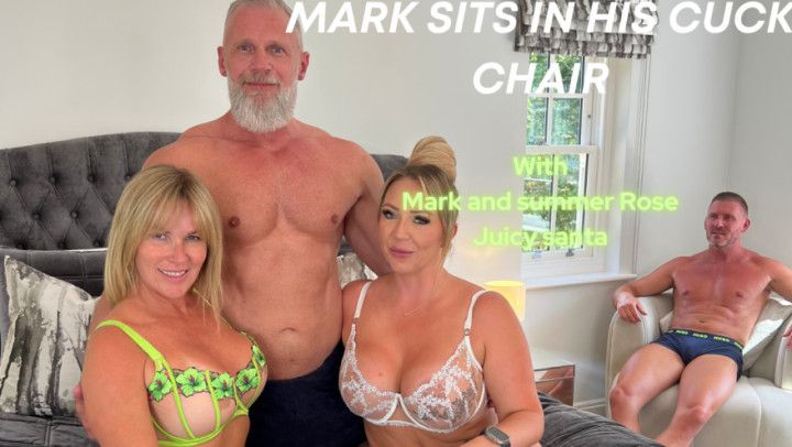 Hot 4some with MR and MRS Rose and Juicy Santa