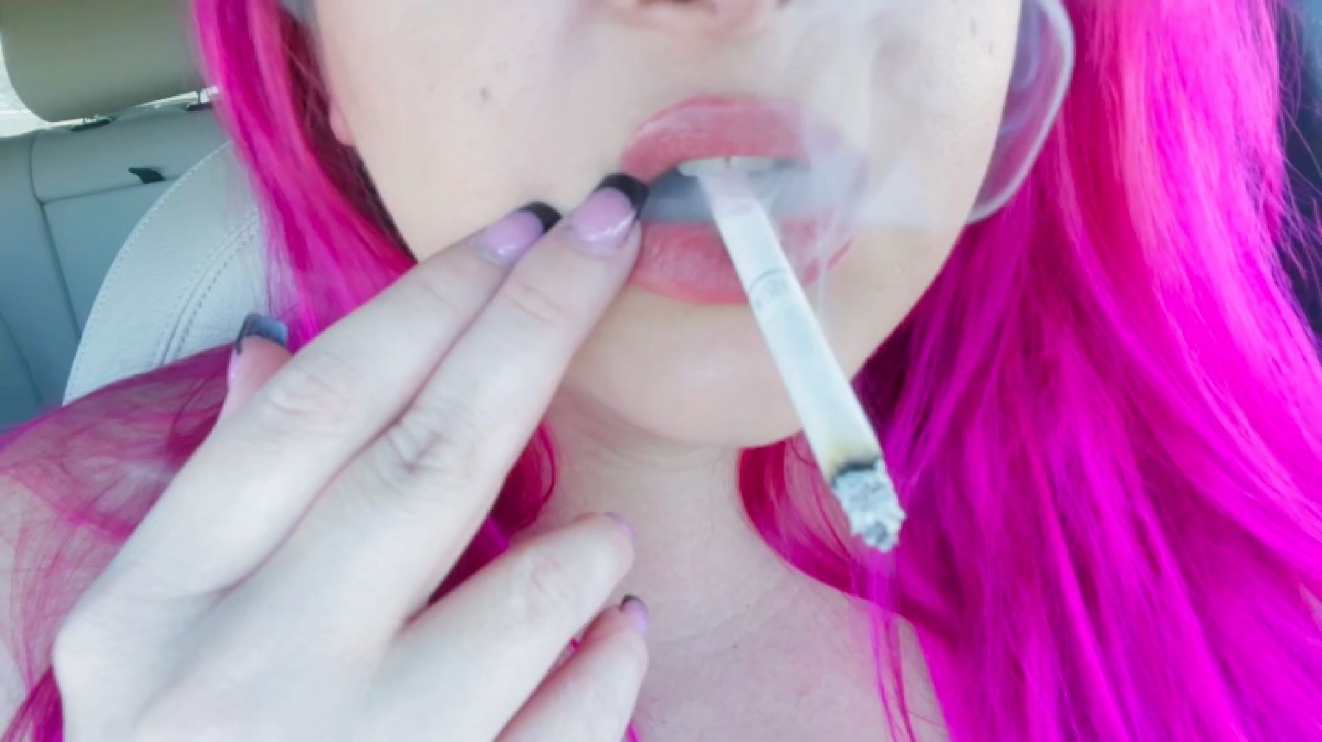 BBW Casual SFW Car Smoke