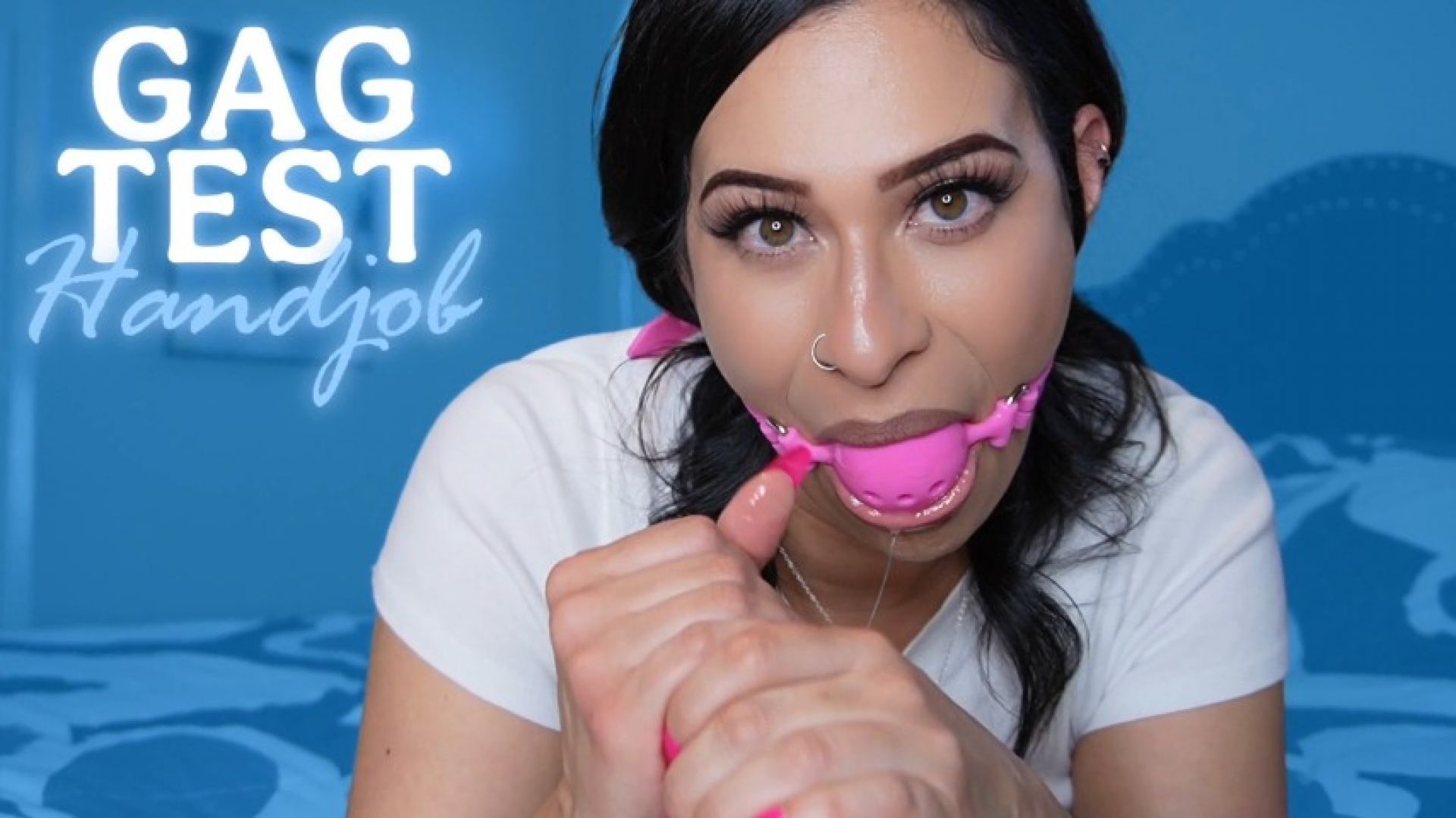Gag Test Handjob