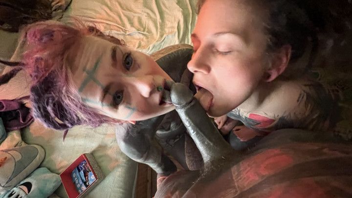 Amateur smartphone - Fuckmachine anal threesome non binary