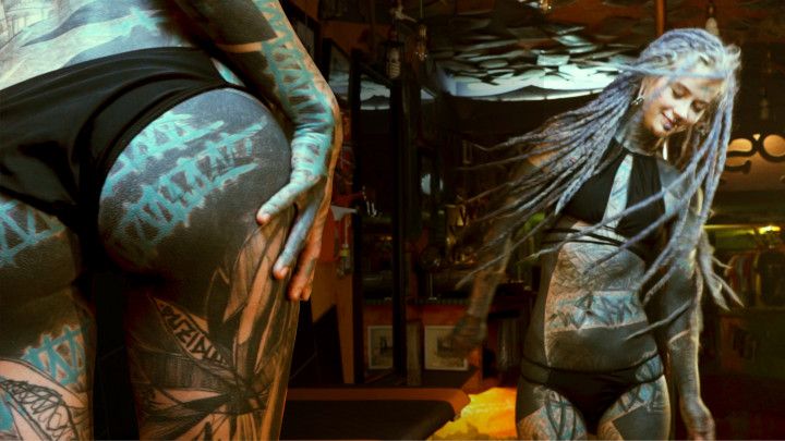 Anuskatzz cinematic tattoo body jorney