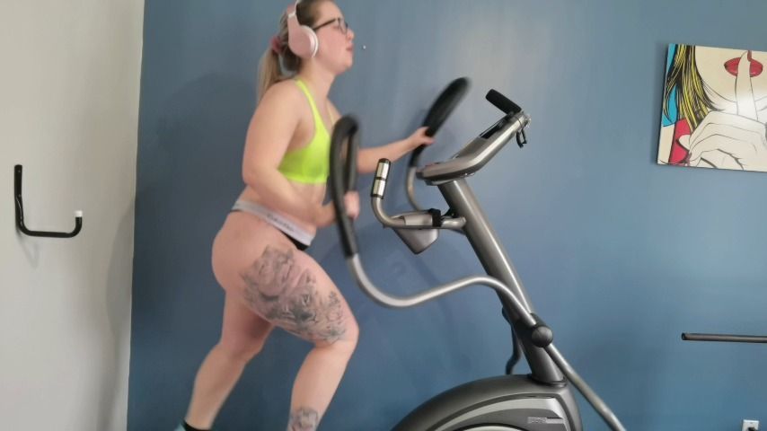 Elliptical Heavy Breathing Workout