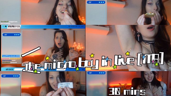 The micro boy in live [ITA