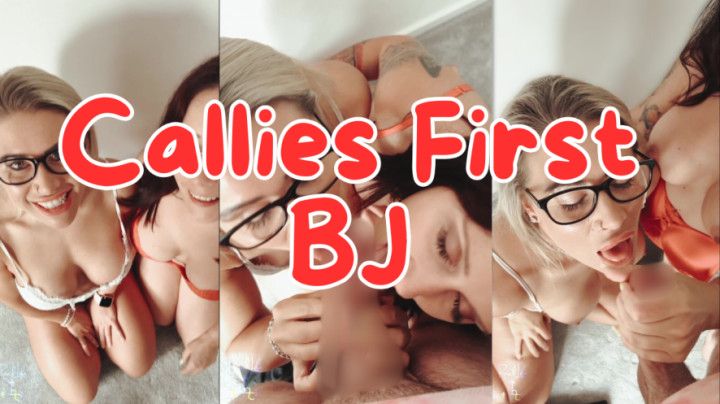 Callies First Blowjob