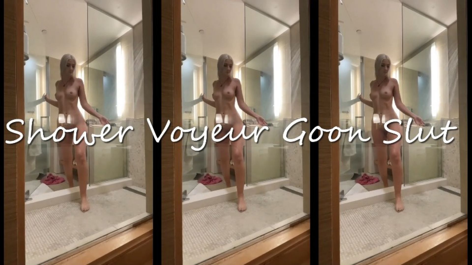Shower Voyeur Goon Slut