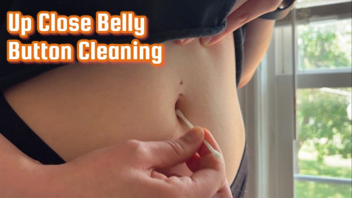 Bellybutton Cleaning - Close Up, Piercing Removal, Fingering