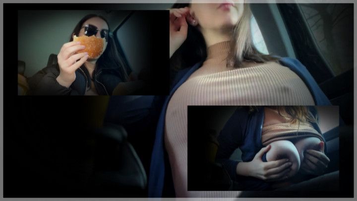 BURPING  and Boobs FLASHING in my UBER ride