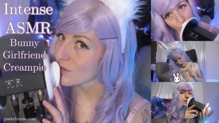 Intense ASMR Bunny Girlfriend Creampie