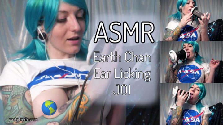 ASMR Earth Chan Ear Licking JOI