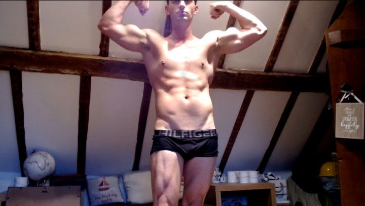 Muscle Worship with Cocky British Alpha