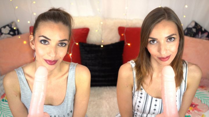 Blowjob Contest With My Lookalike Step-Sister