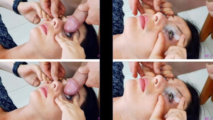 Cum and Touch in Eye Play