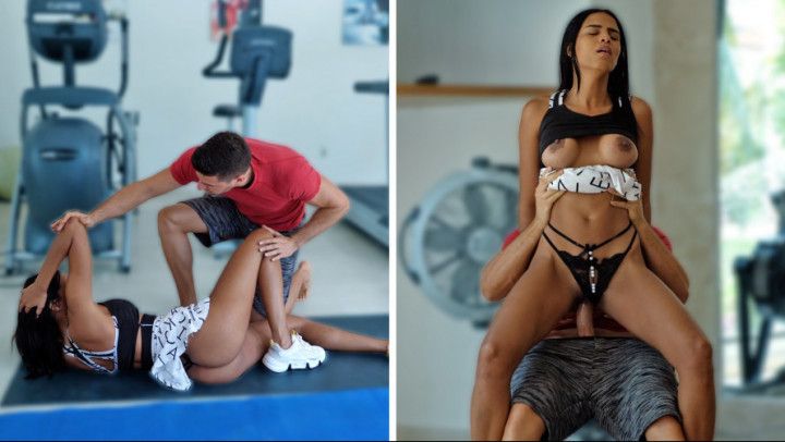 Risky Gym Sex With A Big Boob Sexy Slut