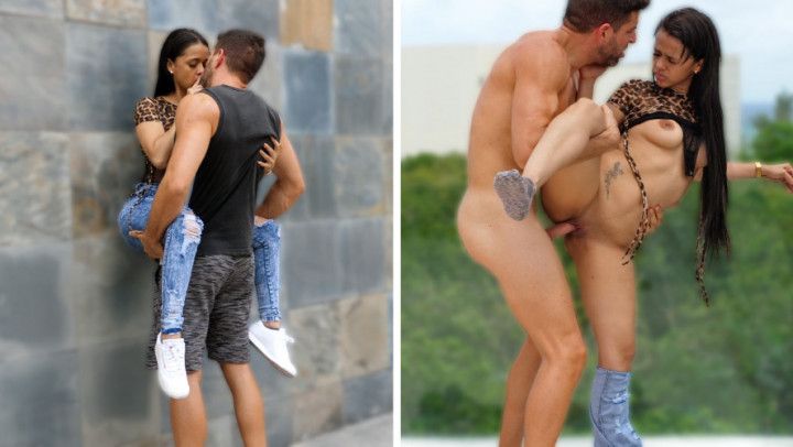 Risky Roof Sex With A 18yo Dirty Slut