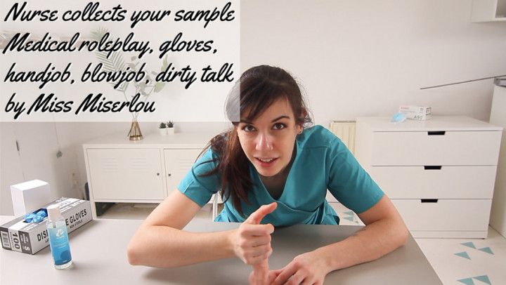 Nurse collects your sample - handjob