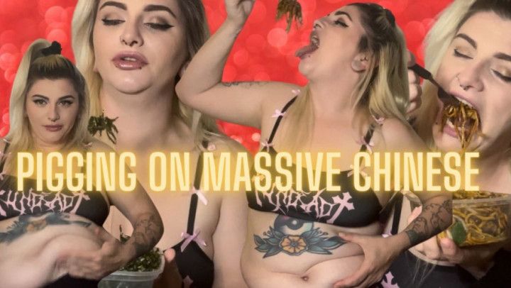 Eating a Massive Greasy Chinese Mukbang
