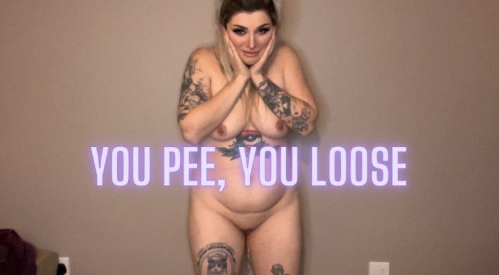 Goth Girl Tries Not To Pee