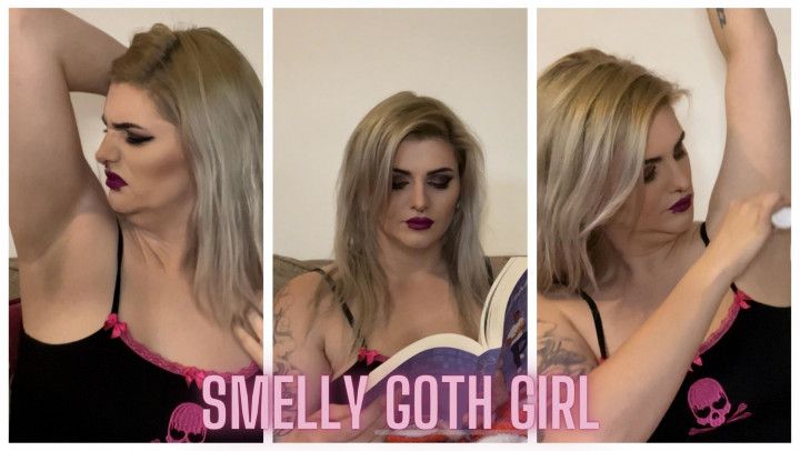 Smelly Goth Girl Needs To Clean Her Armpits