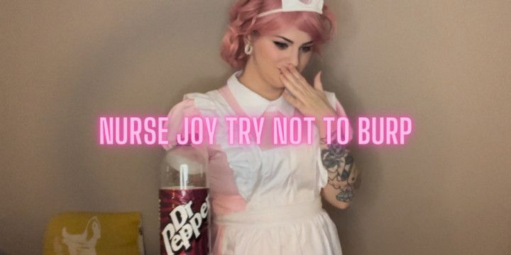 Nurse Joy Try Not To Burp Challenge