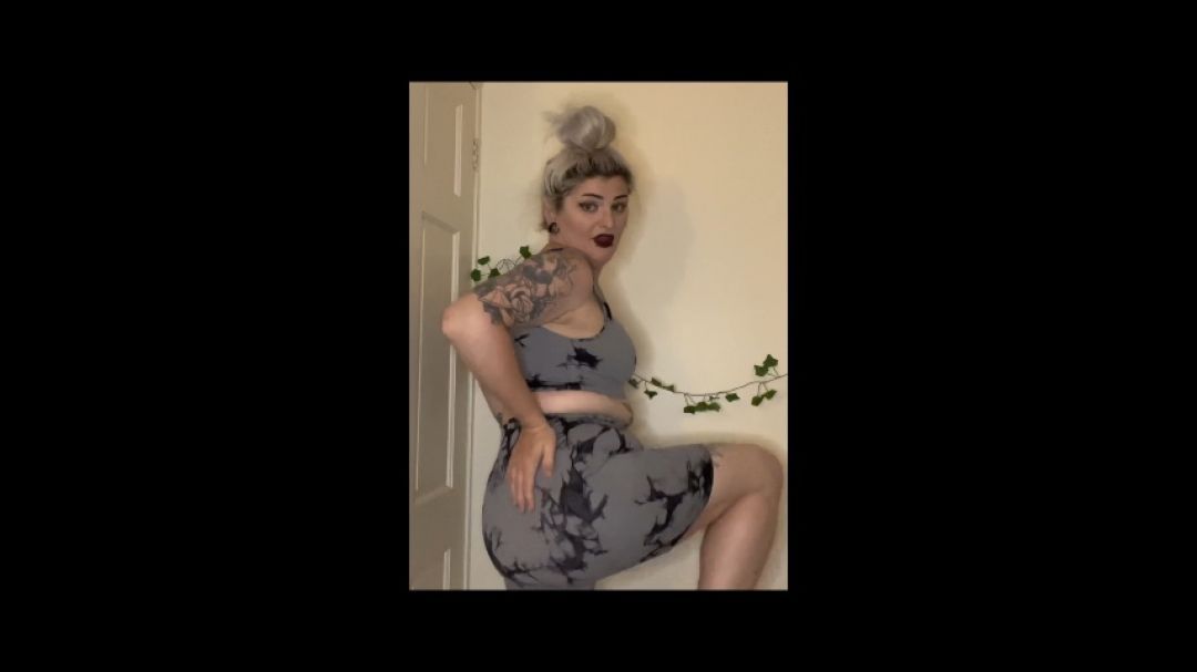 Trying on gym clothes clip 3