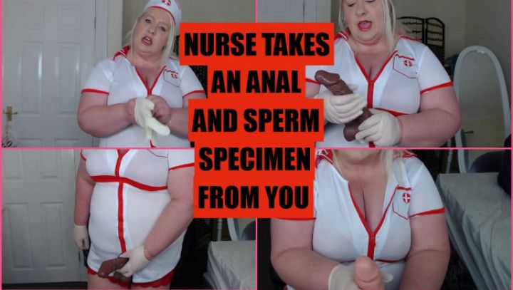 Nurse Takes An Anal and Sperm Specimen