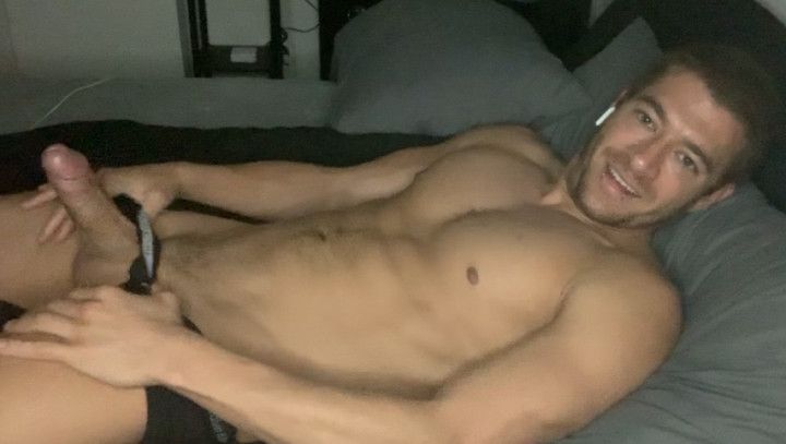 Solo Webcam Jerk Off w/ Big Load Bust