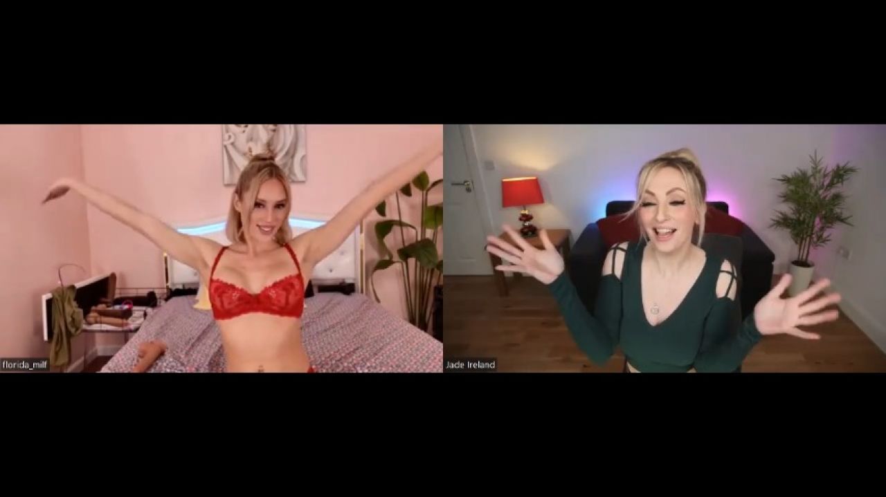 Florida_Milf & Jade_Ireland Mutual Masturbation, Cum With Us