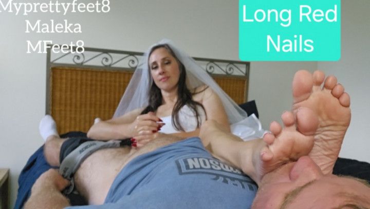 Foot Smelling Handjob Wedding Night