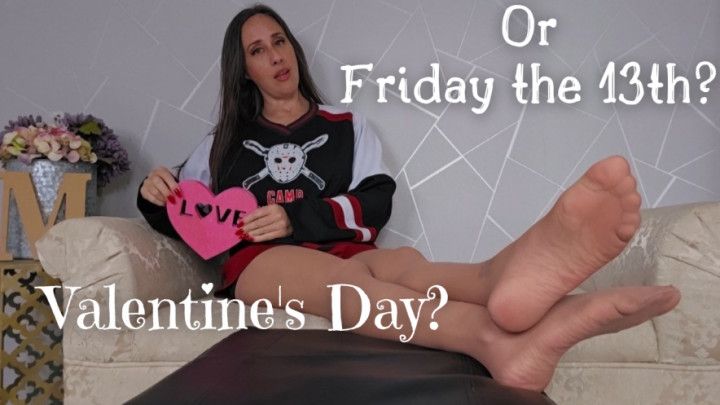 Do you celebrate Valentines Day or Friday the 13th Pantyhose