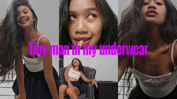 Pervet Tiny man in my underwear