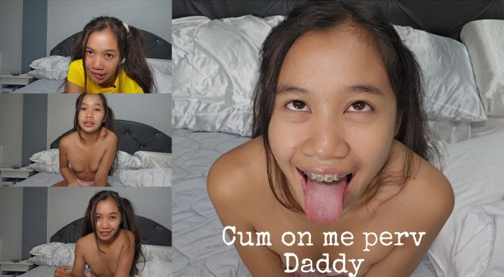 Cum on my face step-daddy