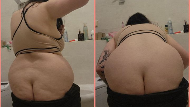 step-Sister Buttcrack Spying and Farting