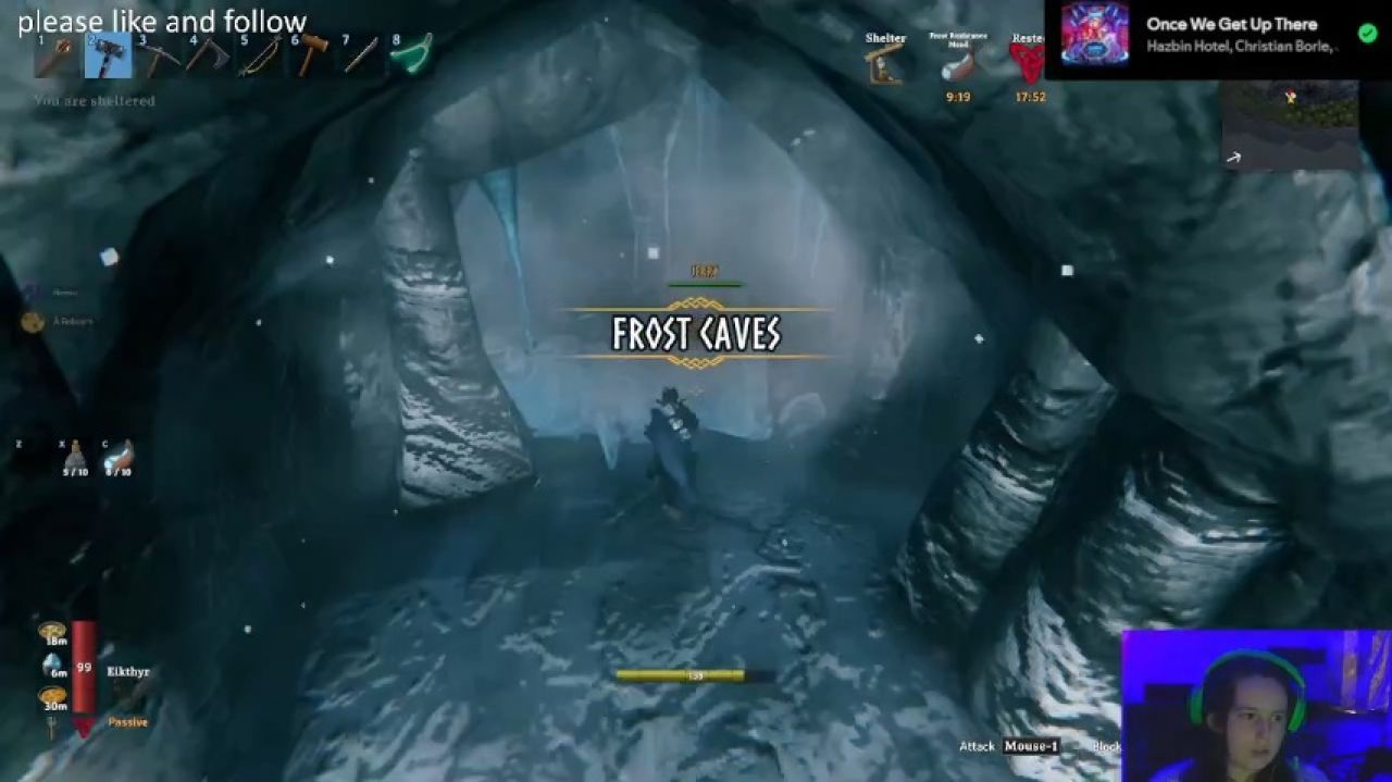 Exploring the Mountain Caves in Valheim