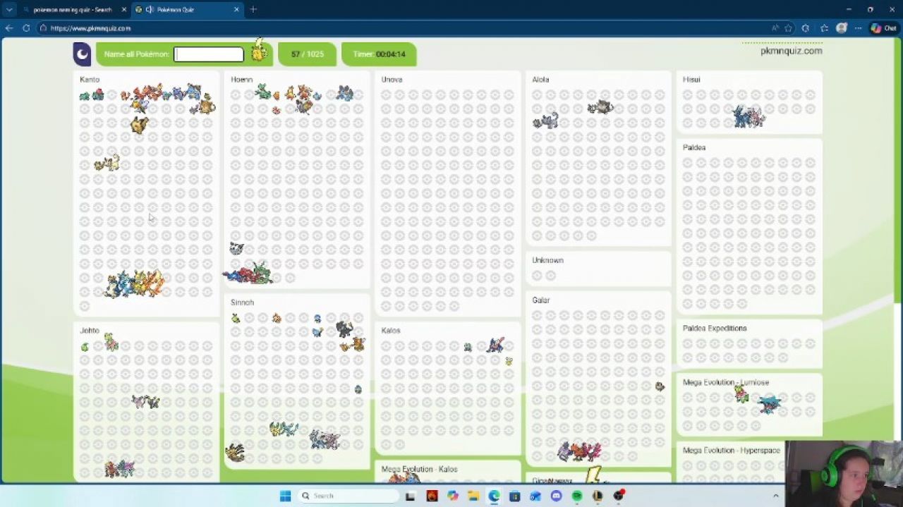 How Many Pokemon Can I Name