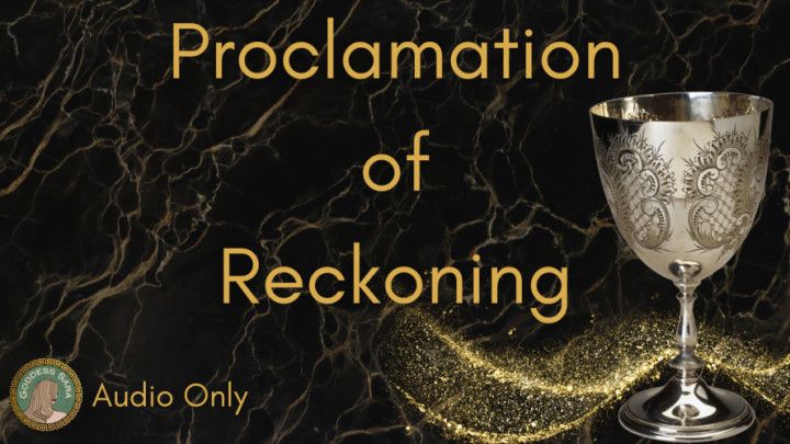 Proclamation of Reckoning Audio Only