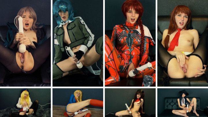 Squirt Cosplay Video Compilation - 2024 - Part 1