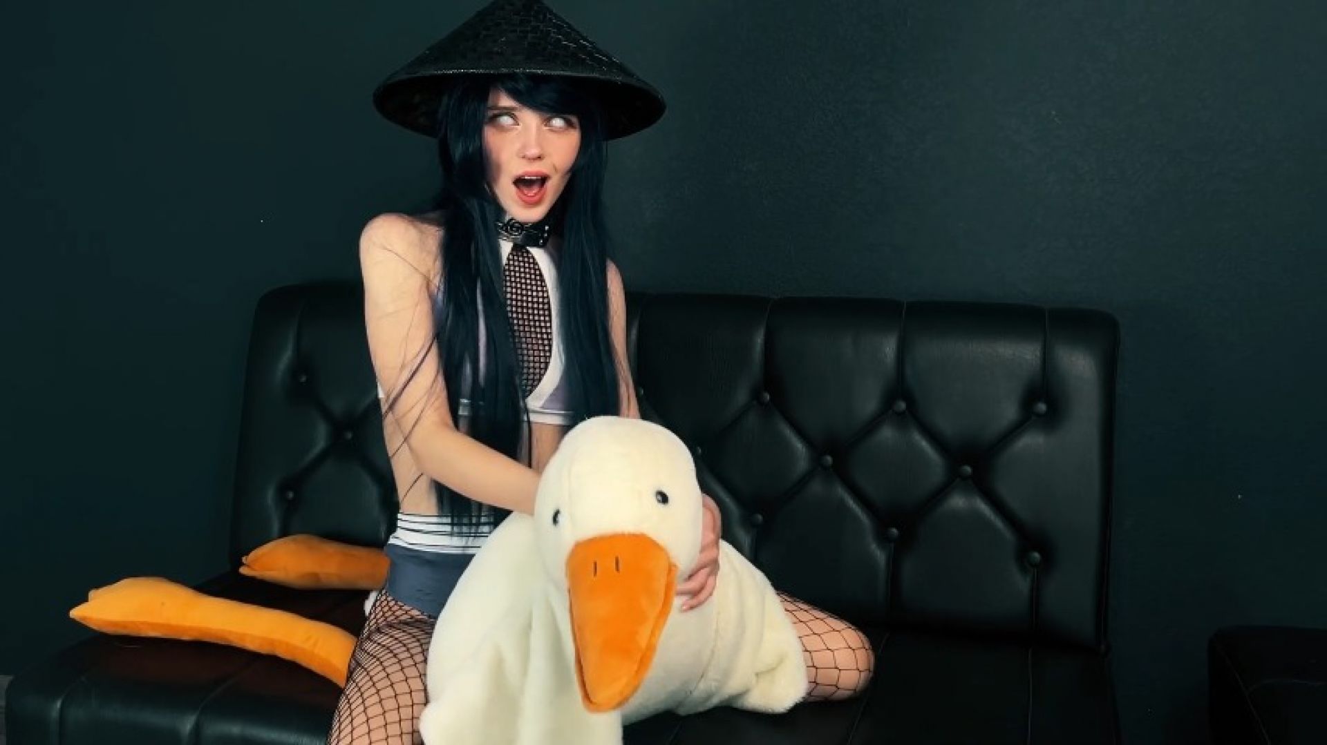 Hinata Cosplay - Big Soft Toy Humping - Naruto