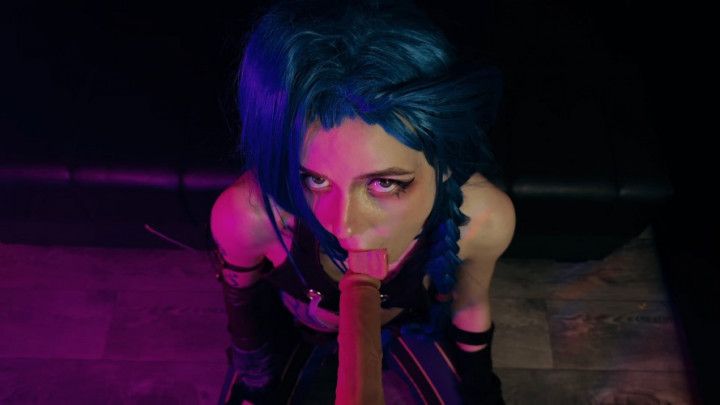 Jinx Cosplay - Arcane - POV Blowjob